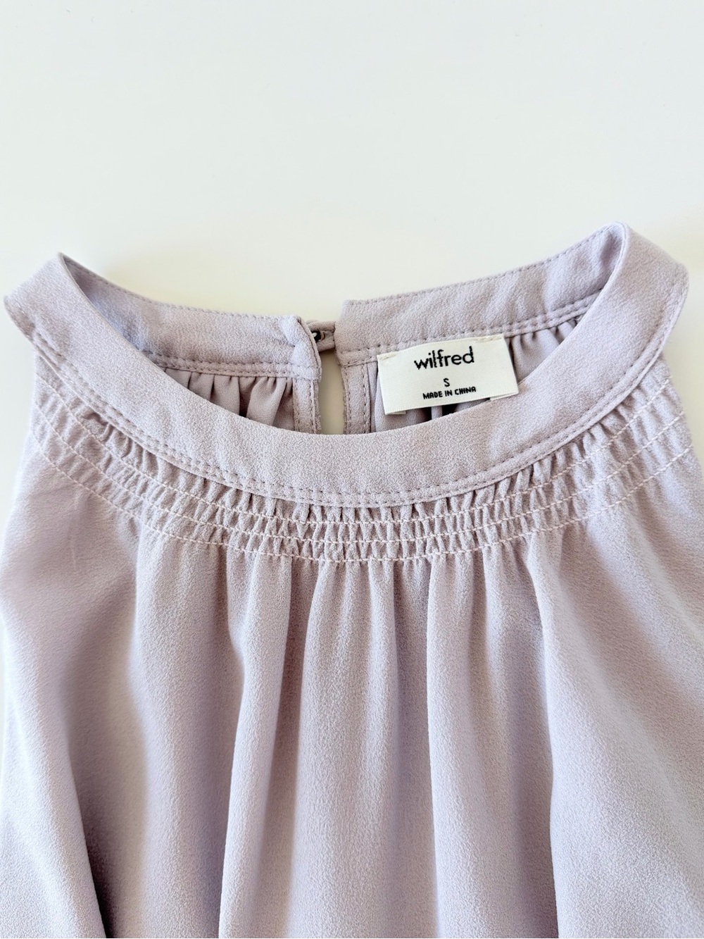 Aritzia Wilfred Effet Halter Midi Dress Blush Pink Tiered Flowy Size S - Picture 3 of 12